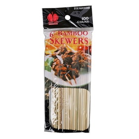Goldmax 6 Inch Bamboo Skewers, 1600 Count, 12 per case