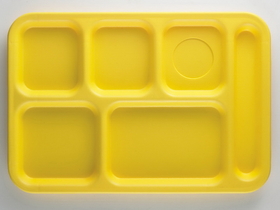Tray School 10X14.5 Yellow 24-1 Each