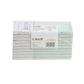 Ncco National Checking Guest Check 16 Line 1 Part Green Shrink Wrap, 5000 Each, 1 per case
