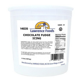 Lawrence Foods Chocolate Fudge Icing, 11 Pounds, 2 per case