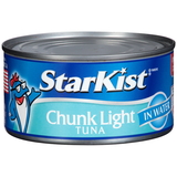 Starkist Chunk Light Tuna In Water, 12 Ounces, 24 per case