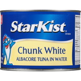 Starkist Chunk White Albacore Tuna In Water, 66.5 Ounces, 6 per case