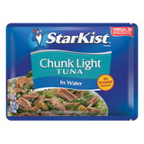Starkist Chunk Light Tuna In Water, 43 Ounces, 6 per case