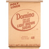 Domino Light Brown Sugar, 50 Pounds
