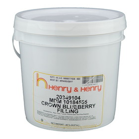 Henry And Henry Crown Blueberry Filling, 20 Pounds, 1 per case