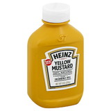 Heinz Forever Full Yellow Plastic Squeeze Mustard 9 Ounce Bottle - 16 Per Case