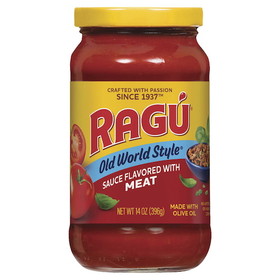 Ragu Sauce With Meat Spaghetti, 14 Ounces, 12 per case