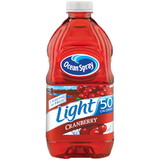 Ocean Spray Light 50 Calories Cranberry Juice 64 Fluid Ounce Bottles - 8 Per Case