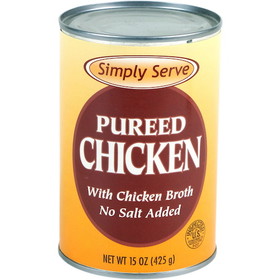 Simply Serve Chicken Pureed, 15 Ounces, 12 per case