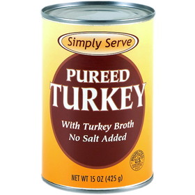 Simply Serve Turkey Pureed, 15 Ounces, 12 per case