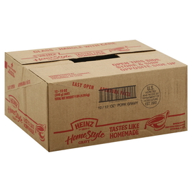 Heinz Homestyle Pork Gravy 12 Ounce Jar - 12 Per Case
