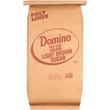 Domino Sugar & Sugar Packets Light Brown Sugar, 25 Pounds, 1 per case