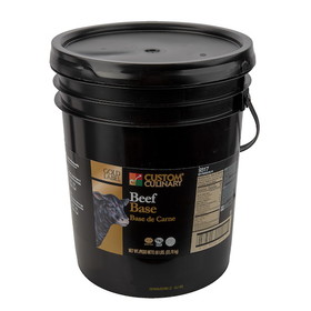 Gold Label No Msg Beef Base Paste 50 Pound Tub - 1 Per Case