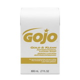 Gojo 800 Milliliter Gold & Klean Antimicrobial Lotion Soap, 12 Per Case, 1 per case
