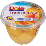 Dole In Juice Slice Tropical Fruit 7 Ounce Can - 12 Per Case