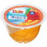 Dole Kosher Diced Peach In Juice 4 Ounce Cup - 36 Per Case