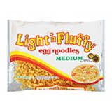 Light N Fluffy Pasta Medium Egg Noodles, 12 Ounces, 12 per case