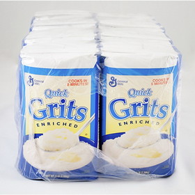 General Mills Pillsbury Quick Grits Cereal Bulk Enriched White Corn, 5 Pounds, 8 per case