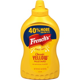 French's Classic Yellow Mustard, 20 Ounces, 12 per case