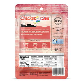 Chicken Of The Sea Skinless/Boneless Pink Salmon Pouch, 2.5 Ounces, 12 per case