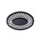 Tablecraft 8.5 Inch X 5.5 Inch X 2 Inch Black Oval Basket, 36 Each, 1 per case, Price/Case
