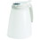 Tablecraft 48 Ounce White Top Polyethylene Dispenser, 6 Each, 1 per case, Price/Case