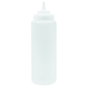 Tablecraft 23363C 32 Oz/.95 L Natural Widemouth Wide Tip Sqz Bottle