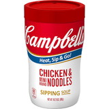 Campbell's Soup On The Go Chicken And Mini Noodles, 10.75 Ounces, 8 per case