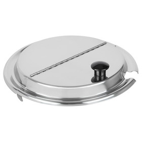 Vollrath 9 5/8 Inch Kool Touch Stainless Steel Hinged Inset Cover Lid, 1 Each, 1 per case