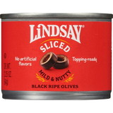 Lindsay Olive Sliced Ripe Domestic, 2.25 Ounces, 24 per case