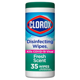 Clorox Disinfectant Fresh Scent Can Wipes, 35 Count, 12 per case