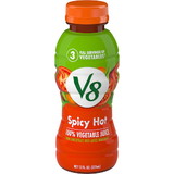 V8 Spicy Hot Vegetable Juice, 12 Fluid Ounces, 12 per case
