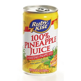 Ruby Kist Pineapple Juice Aluminum, 5.5 Fluid Ounces, 48 per case
