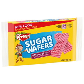 Kellogg's Strawberry Sugar Wafer Cookie 2.75 Ounce Packet - 12 Per Pack - 12 Packs Per Case