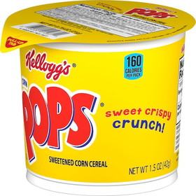 Kellogg Corn Pops Cereal, 1.5 Ounces, 10 per case