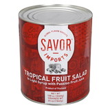 Savor Imports Tropical Fruit Salad Light Syrup, 10 Each, 6 per case