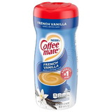 Coffee-Mate French Vanilla Powder Creamer 15 Ounces Per Canister - 12 Per Case