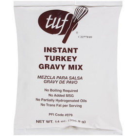 Foothill Farms Add Water No Msg Trans Fat Free Gluten Cholesterol Turkey Gravy Mix, 14 Ounces, 8 per case