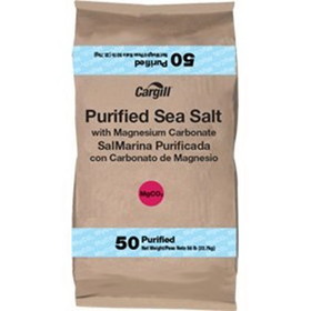 Cargill Salt Purified Sea Salt, 50 Pounds, 1 per case