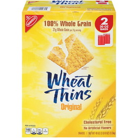 Wheat Thins Nabisco Crackers Supercarton, 40 Ounces, 4 per case