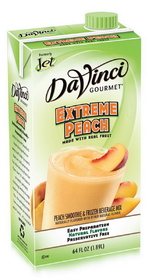 Davinci Gourmet Extreme Peach Smoothie Mix, 64 Fluid Ounces, 6 per case
