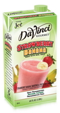 Davinci Gourmet Strawberry Banana Smoothie Mix, 64 Fluid Ounces, 6 per case