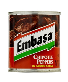 Embasa Chipotle Adobo Sauce Peppers 7 Ounce Can - 12 Per Case