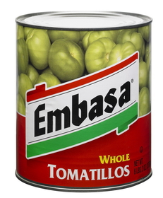 Embasa Tomatillos Whole, 98 Ounces, 6 per case