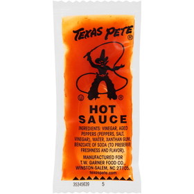 Texas Pete Portion Pac Hot Sauce, 15.43 Pounds, 1 per case