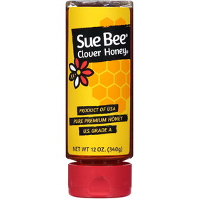 Sue Bee Honey Cylinder, 12 Ounces, 12 per case