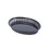 Tablecraft 12.75 Inch X 9.5 Inch X 1.5 Inch Jumbo Platter Oval Black Plastic Basket, 36 Each, 1 per case, Price/Case