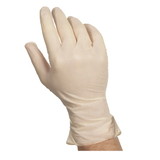 Handgards Snugfit Lightly Powdered Large Latex Glove, 100 Each, 4 per case
