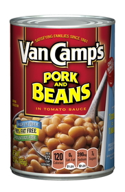 Van De Kamp's Entree Van Camp Pork &amp; Beans, 15 Ounces, 24 per case