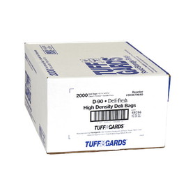 Tuffgards 8.5 Inch X 8.5 Inch Printed Deli Fresh High Density Saddle Deli Bag, 2000 Each, 1 per case